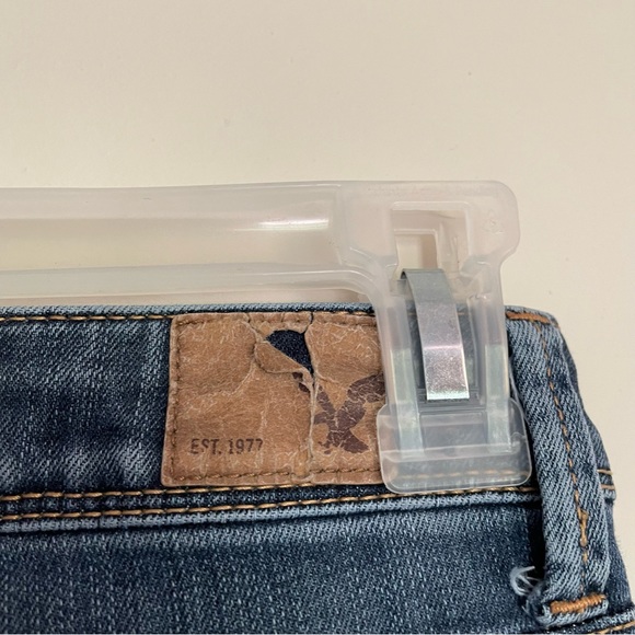 American Eagle Super Skinny Blue Jeans Womens Size 6 Regular Preowned (65) - Picture 6 of 14